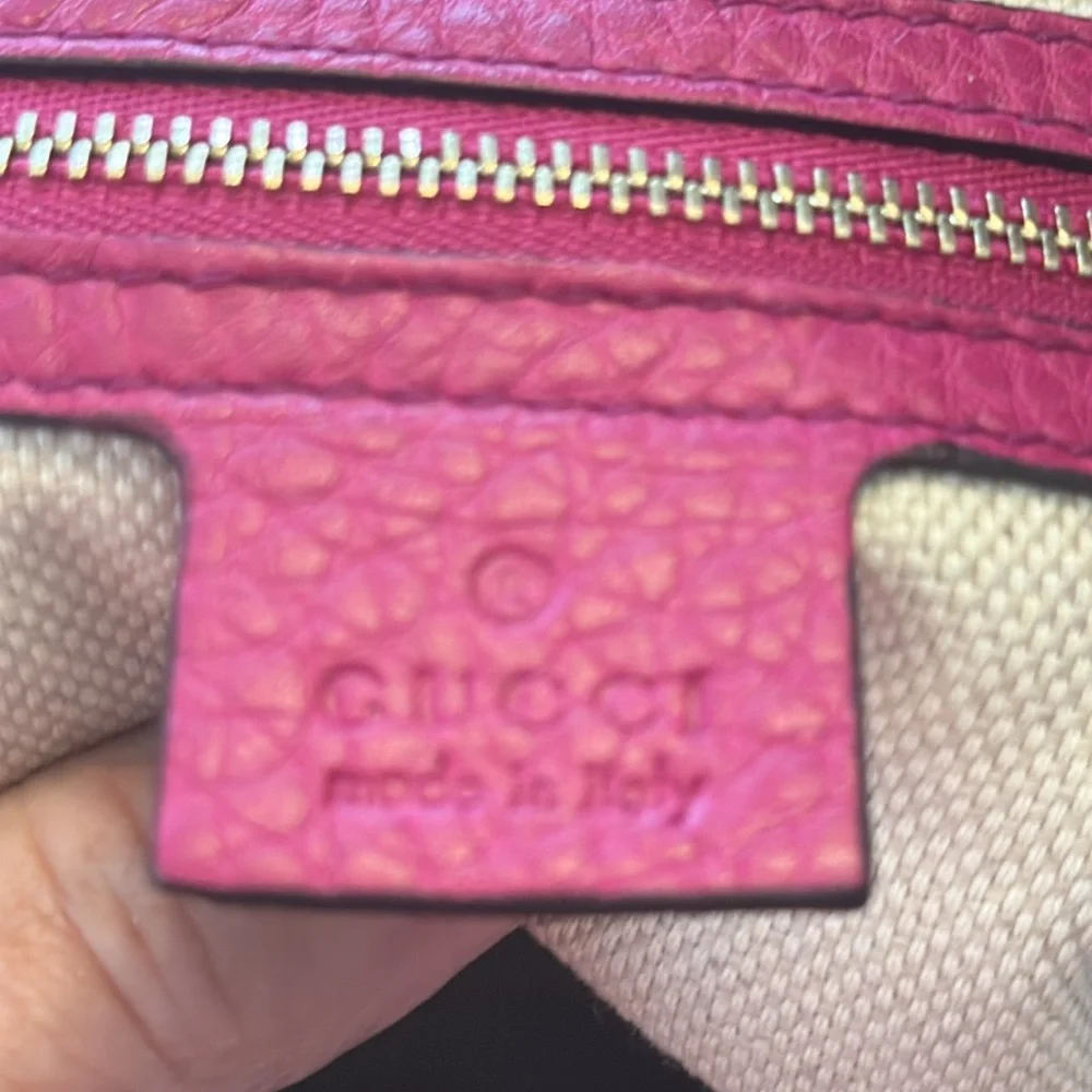 Gucci Chain Shoulder Soho Pink Bag - Picture 11 of 16